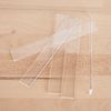Acrylic blocks, 22 x 4 x 160 mm Clear
