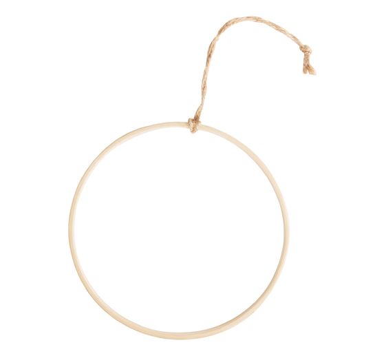 VBS Dřevěný kroužek se sisalovým popruhem na zavěšení