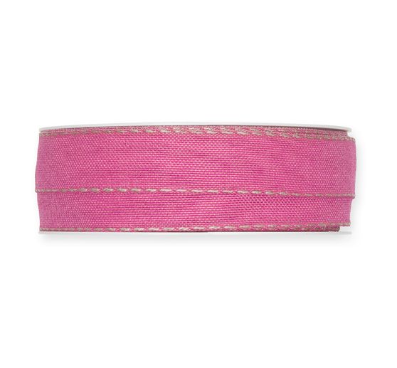 Ribbon with linen edge