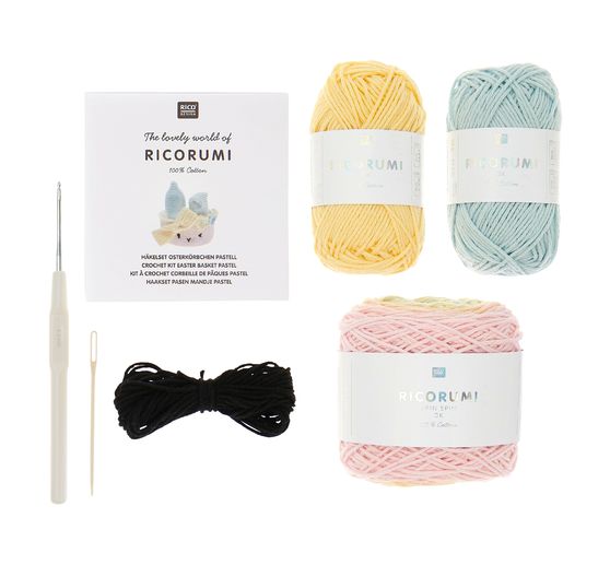 Rico Design Ricorumi crochet kit "Easter egg basket"