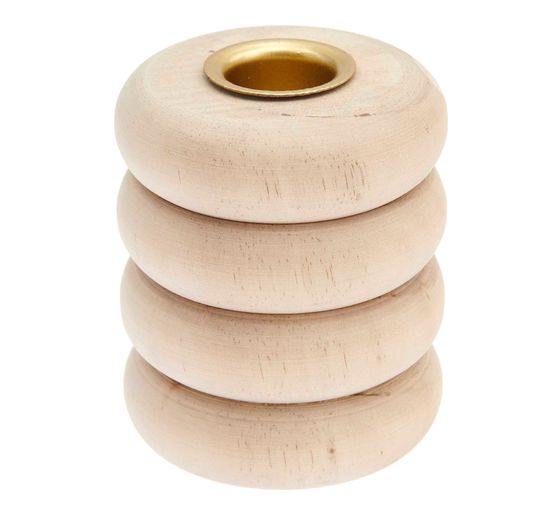 Candle holder "Rings", for stick candles Ø 2.4 cm