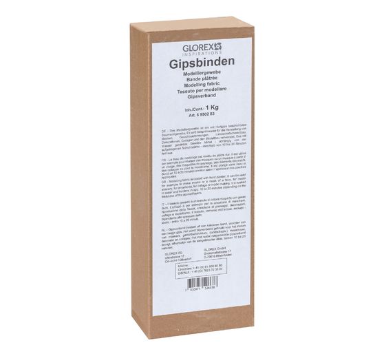 XXL sádrové obvazy modelovací tkanina velké balení