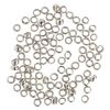 Crimp beads, round, Ø 2 mm Silver
