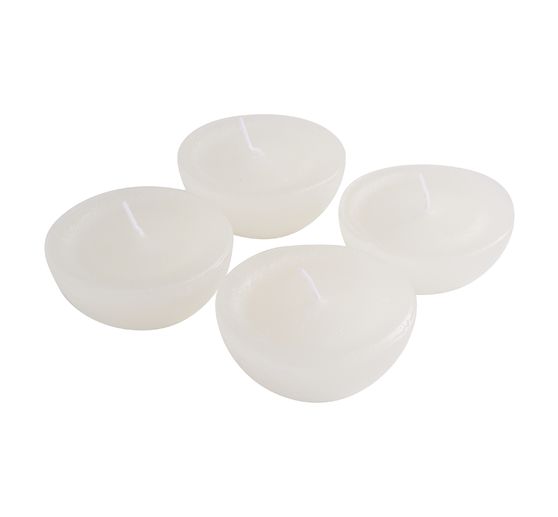 Floating candles rustic "Large", 4 pieces