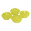 Floating candles rustic "Large", 4 pieces Limonene
