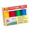 Sewing thread set Maraflex, 4 spools Colorful, Col. 2