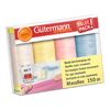 Sewing thread set Maraflex, 4 spools Pastel, Col. 3