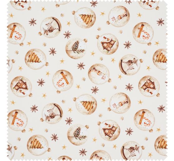 Cotton fabric "Christmas balls"