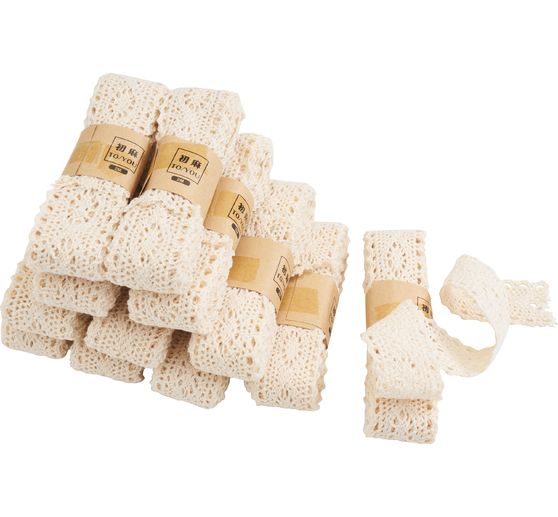 Krajková stuha VBS "Cream"