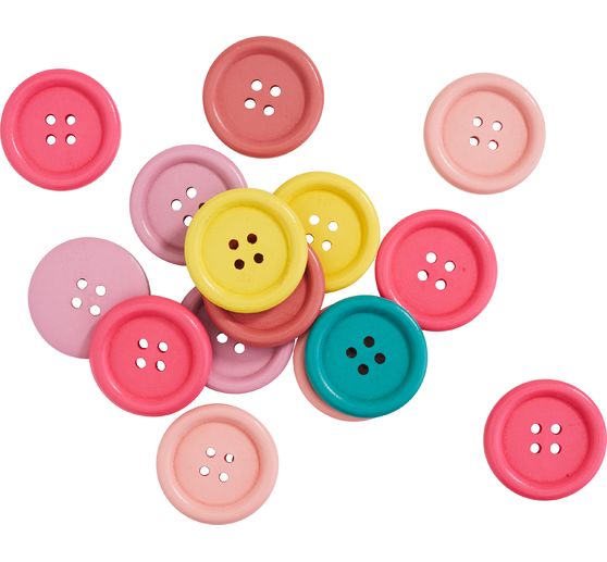 VBS Wooden buttons "Pastel mix"