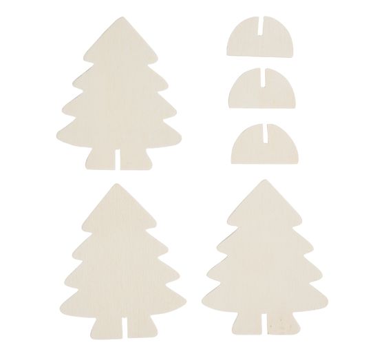 VBS Wooden decoration with base