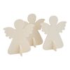 VBS Wooden decoration with base Angel