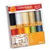 Gütermann Sewing thread set cotton, 10 spools Colorful, Col. 1