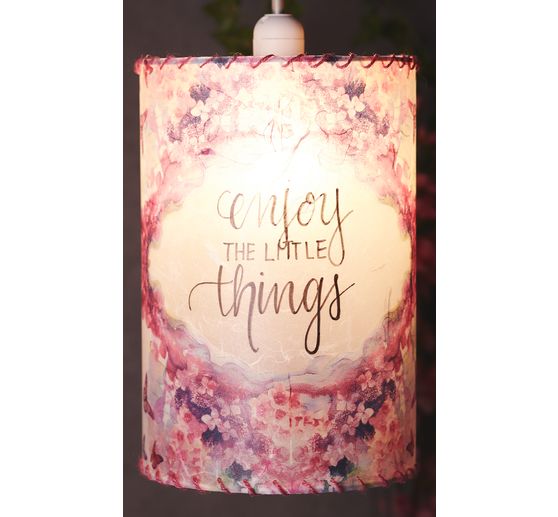 VBS Kroužky na lampy, bílé, Ø 20 cm