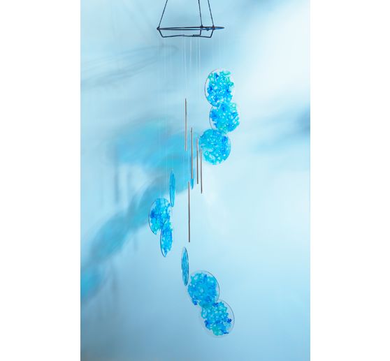 VBS Kroužky na lampy, bílé, Ø 20 cm