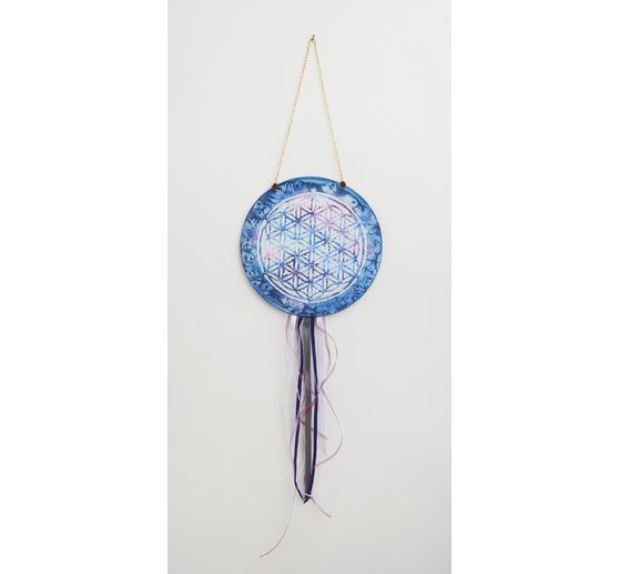 Silk window picture round, Ø 25cm