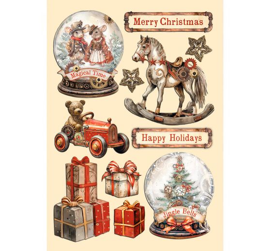 Lasercut motifs "Gear up for Christmas"