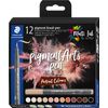 STAEDTLER Pigment brush pen, set of 12 Portrait Colours