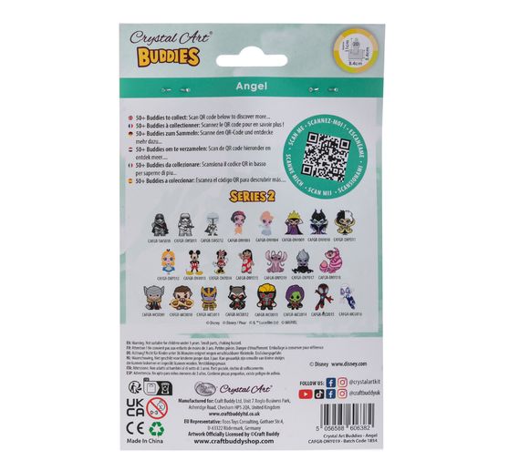 Diamantová malba "Crystal Art Buddy", 11 x 8 cm