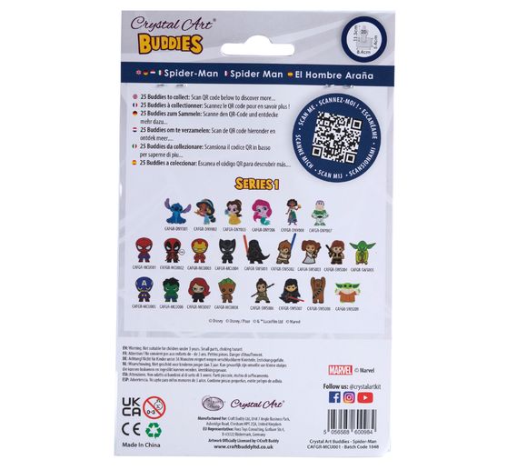 Diamantová malba "Crystal Art Buddy", 11 x 8 cm