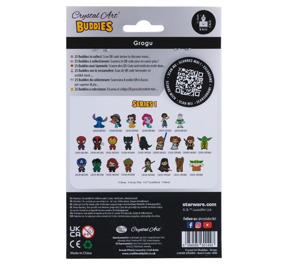 Diamantová malba "Crystal Art Buddy", 11 x 8 cm