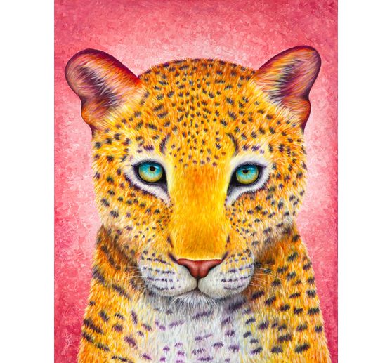 Painting by numbers on stretched canvas, 30 x 40 cm