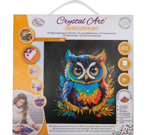 Diamond Painting "Crystal Art Kit", 30 x 30 cm