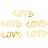 Connector "Love", 5 pieces Gold