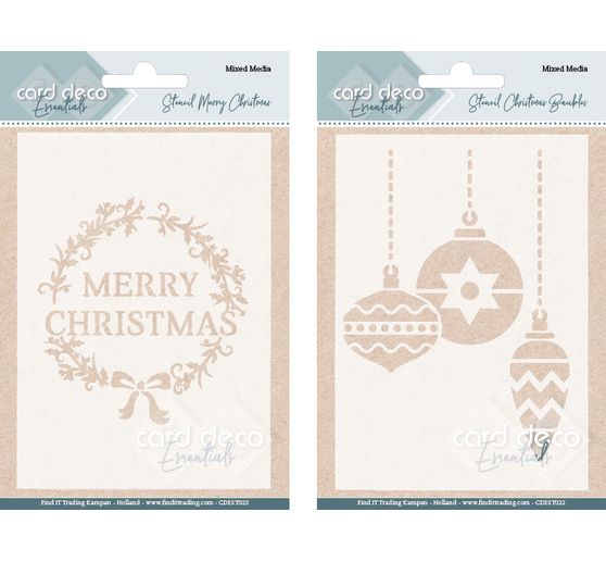 Stencil set, 2 parts