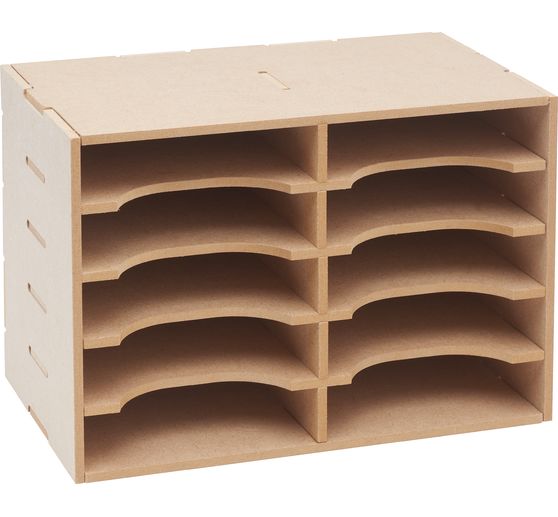 Flexio "Polštářky na razítka", 10 přihrádek