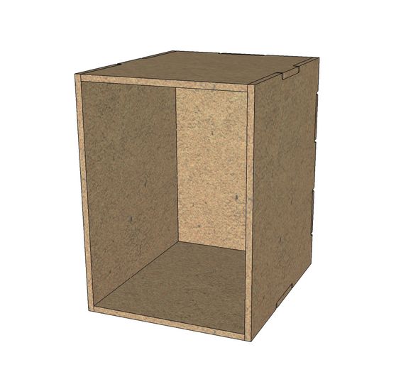 Flexio "Box", -dílný, MDF dřevo