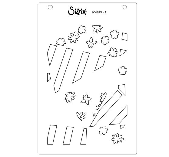 Sizzix Layered Stencils by Stacey Park