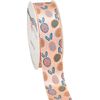 Satin ribbon "Easter bunny" Apricot