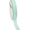 Linen ribbon "Easter" Mint Green