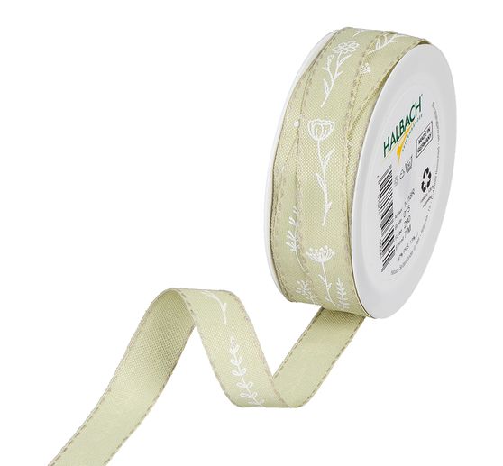 Printed ribbon "Flowers"