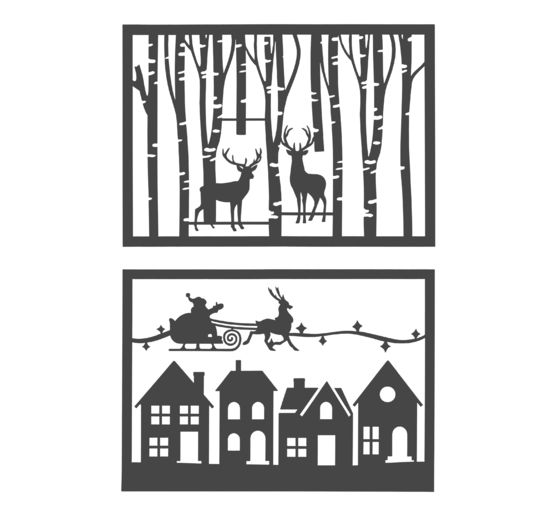 Stencil set, 2 parts