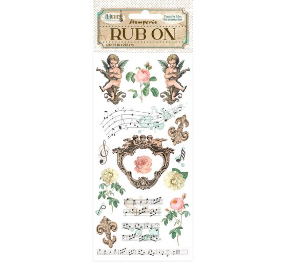 Rub On Transfer paper"Music"