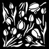 Stencil "Art of Travelling" Tulips