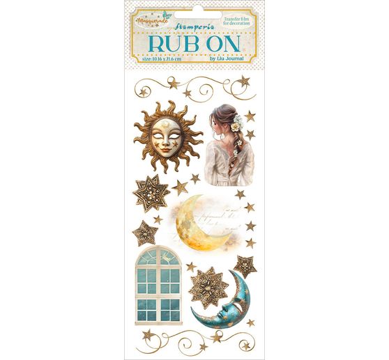 Rub On Transfer paper "Masquerade"