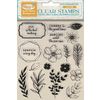Clear Stamps "Masquerade" Flowers