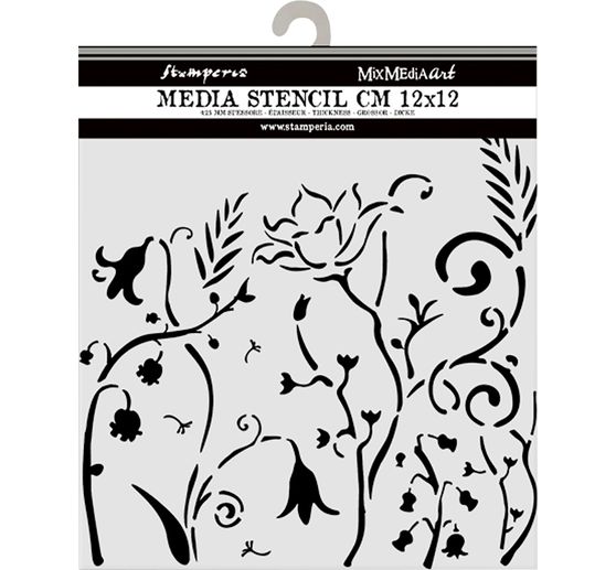 Šablona "Hidden Grove", 12 x 12 cm