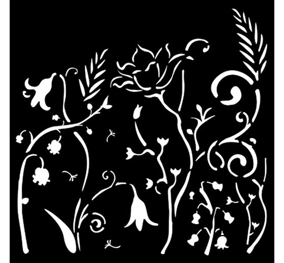 Šablona "Hidden Grove", 12 x 12 cm