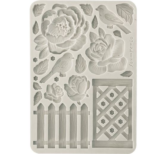 Silicone casting mould "House of Roses"