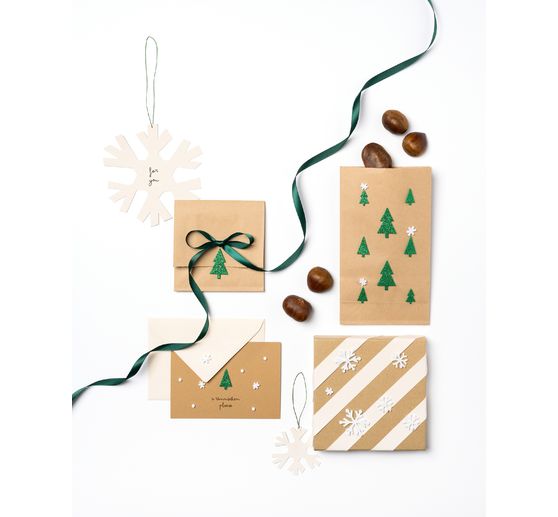 Pěnové gumové třpytivé samolepky