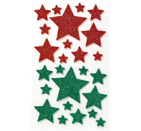 Pěnové gumové třpytivé samolepky