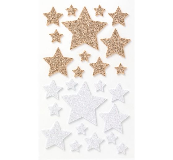 Pěnové gumové třpytivé samolepky