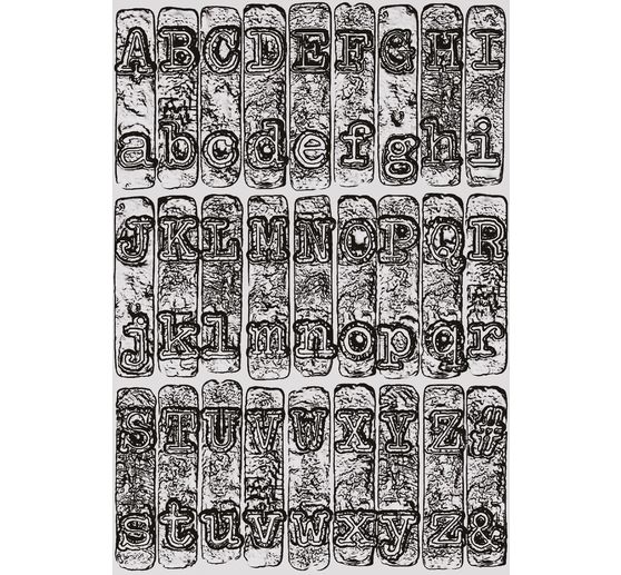 Sizzix A5 3D Embossing template by Tim Holtz