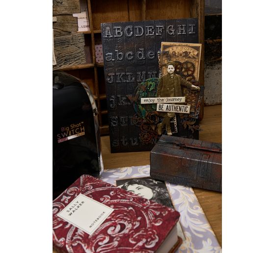 Sizzix A5 3D Embossing template by Tim Holtz