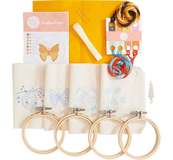 Sew and So On, Embroidery Hoop Decorations