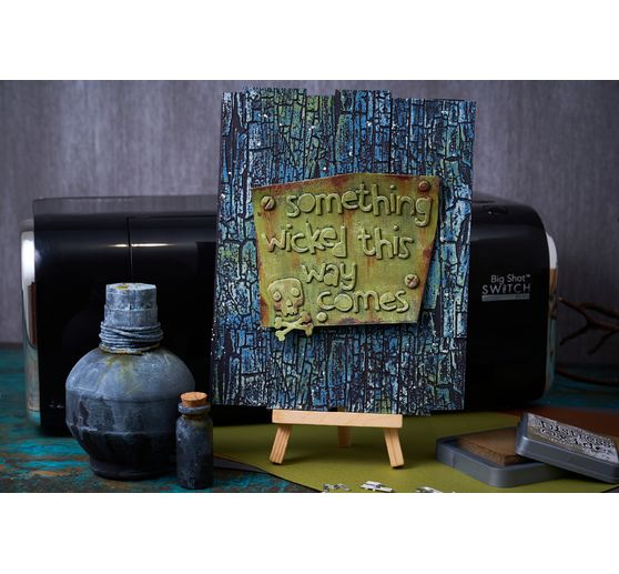 Sizzix A5 3D Embossing template by Tim Holtz